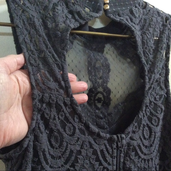 Xhilaration black lace romper - Picture 6 of 11